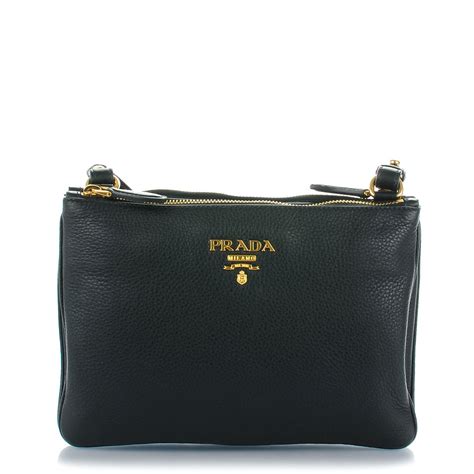 prada vitello daino tote bag black|Prada vitello daino crossbody bag.